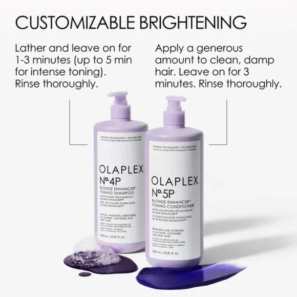 Olaplex No. 4P Blonde Enhancer Toning Shampoo LARGE
